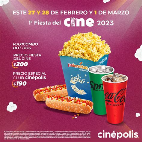 combos cinemex precios 2023